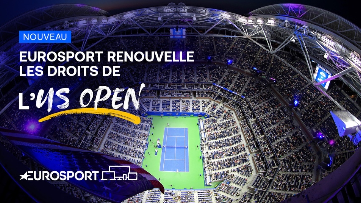 Tennis : l’US Open 2023 sera diffusé sur Eurosport